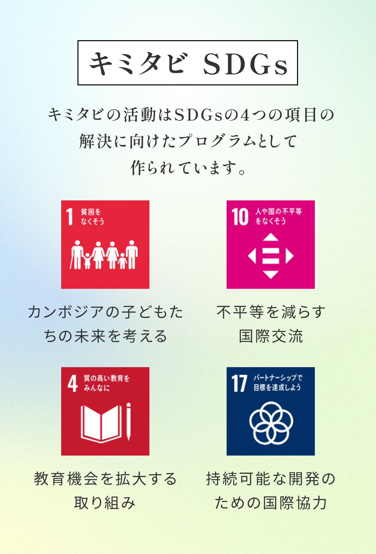 キミタビSDGs